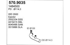 Výfuková trubka ASSO 570.9035