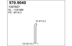 Výfuková trubka ASSO 570.9040