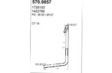 Výfuková trubka ASSO 570.9057