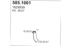 Výfuková trubka ASSO 585.1001