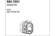 Stredni-/zadni tlumic vyfuku ASSO 585.7051