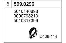 Montazni sada, tlumic vyfuku ASSO 599.0296