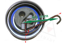 Napínací kladka, ozubený řemen AUTEX 641877