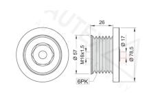 Předstihová spojka AUTEX 654318