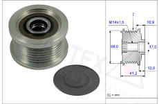Předstihová spojka AUTEX 654817