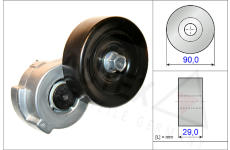 Napínák, žebrovaný klínový řemen AUTEX 654841