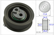 Napínací kladka, ozubený řemen AUTEX 654865