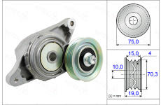 Napínák, žebrovaný klínový řemen AUTEX 654914