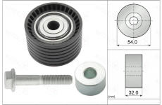 Vratná/vodicí kladka, ozubený řemen AUTEX 655112