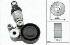 Napínák, žebrovaný klínový řemen AUTEX 655131