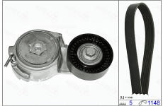 Sada žebrovaných klínových řemenů AUTEX 702813