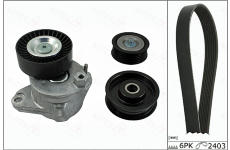 Sada žebrovaných klínových řemenů AUTEX 702844