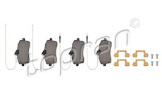 Sada brzdových destiček, kotoučová brzda TOPRAN 721 238