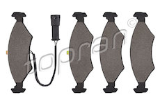 Sada brzdových destiček, kotoučová brzda TOPRAN 300 536