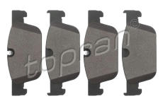 Sada brzdových destiček, kotoučová brzda TOPRAN 601 359