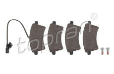 Sada brzdových destiček, kotoučová brzda TOPRAN 702 552