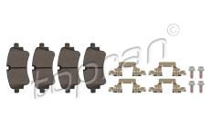 Sada brzdových destiček, kotoučová brzda TOPRAN 120 616