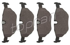 Sada brzdových platničiek kotúčovej brzdy TOPRAN 500 384