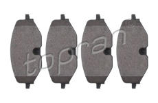 Sada brzdových destiček, kotoučová brzda TOPRAN 120 835