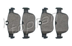 Sada brzdových destiček, kotoučová brzda TOPRAN 120 276