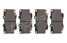 Sada brzdových destiček, kotoučová brzda TOPRAN 601 390