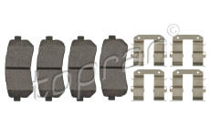 Sada brzdových destiček, kotoučová brzda TOPRAN 821 935
