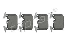 Sada brzdových destiček, kotoučová brzda TOPRAN 504 644