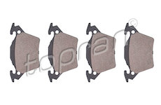 Sada brzdových destiček, kotoučová brzda TOPRAN 400 709