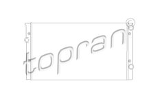 Chladič, chlazení motoru TOPRAN 103 003