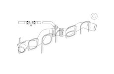 Hadice chladiče TOPRAN 111 804