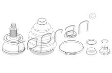 Sada kloubů, hnací hřídel TOPRAN 111 722