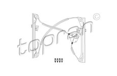 Zvedací zařízení oken TOPRAN 111 265