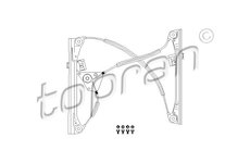 Zvedací zařízení oken TOPRAN 111 266