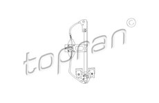 Zvedací zařízení oken TOPRAN 103 157