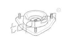 Ložisko pružné vzpěry TOPRAN 301 970