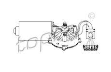 Motor stěračů TOPRAN 401 531