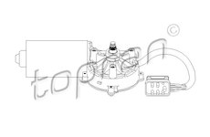 Motor stěračů TOPRAN 401 533