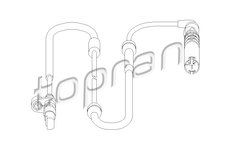 Snímač, počet otáček kol TOPRAN 501 239