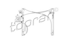 Zvedací zařízení oken TOPRAN 113 419