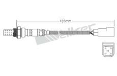 Lambda sonda WALKER PRODUCTS 250-24552