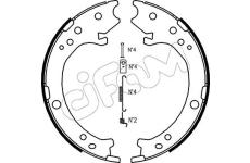 Sada brzdových čelistí, parkovací brzda CIFAM 153-161K