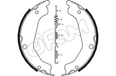 Sada brzdových čelistí, parkovací brzda CIFAM 153-183K