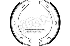 Sada brzdových čelistí, parkovací brzda CIFAM 153-236