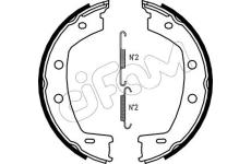 Sada brzdových čelistí, parkovací brzda CIFAM 153-374K