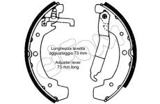 Sada brzdových čelistí CIFAM 153-466