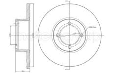 Brzdový kotouč CIFAM 800-022