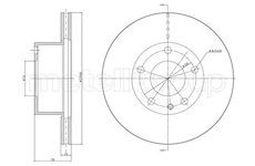 Brzdový kotouč CIFAM 800-061