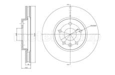 Brzdový kotouč CIFAM 800-1001C