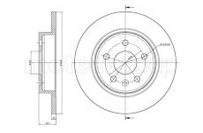 Brzdový kotouč CIFAM 800-1002C