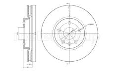 Brzdový kotouč CIFAM 800-1005C